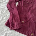 Aeropostale Maroon Hooded Cargo Jacket Photo 3