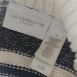 Liz Claiborne Vtg Striped Turtleneck Sweater Photo 4