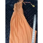 Free People  Women's CORAL ROSALYN‎ JUMPSUIT No Belt Boho Size 4 Photo 11