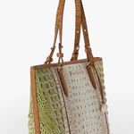 Brahmin Medium Asher Fern Williamette Leather Tote Bag Photo 11