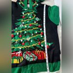 Colorful Holiday Knit Sweater Green Size L Photo 8