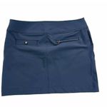 Title Nine  Skirt 12 Active Pockets Stretch Side Zip Women Charcoal Golf Tennis Photo 3