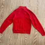 Pendleton  Red Mock Neck Cotton Sweater Womens Small Petite Photo 9