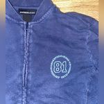 EXPRESS y2k navy blue zip up Photo 2