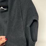 Athleta  Restful Cocoon Wrap Cardigan Ribbed Heather Gray Sweater Size Small Photo 2