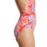 Red Carter  One‎ Piece Tropical Leaf Design Size Medium Photo 2