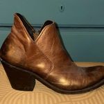 Liberty Black Copper/bronze Cracked Metallic Booties leather made in Mexico Brown Size 8 Photo 2