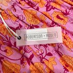 Brand new w tags Robertson + Rodeo tanger ruffle maxi fuchsia Dress S rayon Pink Photo 5