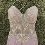 Blondie Nites Light Purple Sparkly Prom Dress Photo 3