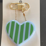 Kate Spade  Blue and Green Heart Coin Purse Photo 0
