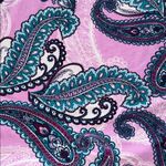 Paisley Print Women's Nightgown Pink Size XL Photo 2