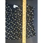 American Eagle  Cropped Cami Black Yellow Floral Women Size Small S Photo 5