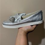Michael Kors  Loafers Size 9‎ Leather Silver Metallic Callahan Moccasins U Photo 2