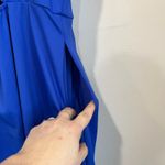 LuLaRoe  Blue Cross Back Fit & Flare Midi Dress Sleeveless Stretchy Sz S Photo 7