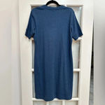 Ralph Lauren Lauren  Dark Teal Sheath Stretchy Bodycon Dress Size L Large Petite Photo 1