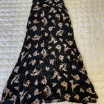 Flynn Skye Semi Sheer Black Floral Maxi Skirt Photo 9