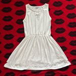 Spinns Kawaii Japan White Sleeveless Tank Heart Cutout Dress S Photo 0