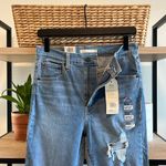 Levi's NWT  Mile High Super Skinny Distressed Raw Hem Jean, 29 Photo 8