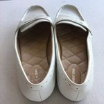 Lands End White Leather Slip On Penny Loafer Shoes Size 9.5 Photo 2