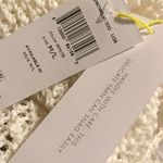 BCBGeneration fringe trim hem crochet women’s white tunic top Size Medium Photo 7