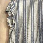 Striped Blue and White Maxi Dress Size L Photo 5