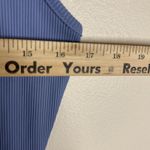 White House | Black Market WHBMForme Dress Womens Large Blue Ribbed Tank Maxi NWOT Photo 8