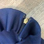 Ralph Lauren Lauren  Navy Pants Women Size 12 Side Zip Straight Flat Front Preppy Photo 9