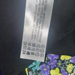 ZARA  Floral Micro Pleat Long Sleeve High Neck Puff Sleeve Baby Doll Mini Dress L Photo 13