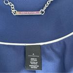 White House | Black Market  Navy Cropped Blazer Women's Size 6 Open Front Versatile Photo 6