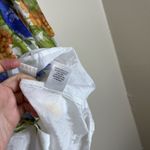 Sheer Floral Shirt Preppy Button Up Puff Sleeve Coquette M Feminine Classic Tea White Size M Photo 4