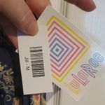 LuLaRoe Jill Navy Floral Skirt Photo 2