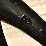 Boutique Black wash distressed jean overalls Photo 4