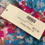 Avery Dusty Pink Floral Dress Blue Photo 1