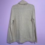 J.Crew Cowl Neck Sweater Women L Wool Blend Neutral Coastal Pocket Preppy Knit Photo 7
