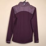 Mountain Hardwear  Women’s Quarter Zip Nylon Burgundy Purple Pullover Sweatshirt Photo 6