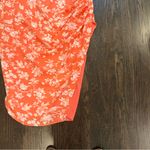 Abercrombie & Fitch Orange Sheath Midi Dress Sweetheart Neckline side slit Photo 1