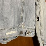 Hollister Vintage Y2K Woman's Distressed Denim Jacket Size Medium Photo 3