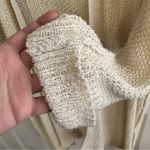 Adora cream open knit open front cardigan size small medium Photo 2