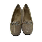 Vionic  Alda Leather Loafer‎ Orthotic Shoe Flats in Beige Tan Size US 7 Wide Photo 1