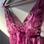 Mesh Floral Lace Pink Babydoll Dress Size XL Photo 1