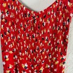 Faithfull the Brand  Red Floral Puff Sleeve Jumpsuit Size 4 Photo 4
