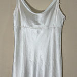 Victoria's Secret Satin Slip Dress Cream Cowl Neck Spaghetti Strap Sz S Bridal Photo 0
