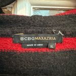 BCBGMAXAZRIA Vintage Y2K Rabbit Hair Knit Bedazzled Long Hooded Sweater Size XL Photo 10