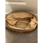 Large Puffer Quilted Women's Shoulder Tote Bag in Tan Photo 5