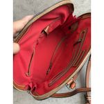 Dooney & Bourke VTG  Zip Pebble Grain Leather Dome Satchel Top Handle Bag Black Photo 7