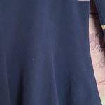 Anthropologie  MOTH LUCA KNIT WOOL BLEND NAVY STRIPED LONG SLEEVE DRESS MEDIUM Photo 6