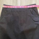 New York & Co Dark Charcoal Gray Metallic Sheen Pencil Skirt, size 2 Photo 8