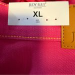 Judy Blue  high waist magenta (pink) garment-dyed denim shorts size XL NWT Photo 7