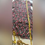 ZARA  Women’s Floral Maxi Dress Ruffle Tiered Size Medium Photo 8