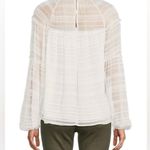 Ramy Brook  Winslow Sheer Mockneck Top XS Photo 2